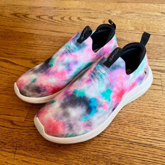 SKECHERS: GIRLS 'ULTRA-FLEX 2.0' CLOUDY AIR-COOLED MEMORY FOAM SNEAKERS-SIZE 4 - Picture 3 of 5